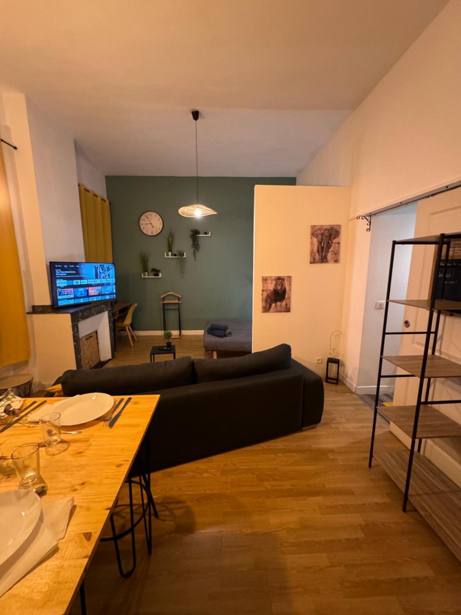 Charmant Appartement Climatise Aux Pieds De La Cite การ์กาซอน ภายนอก รูปภาพ